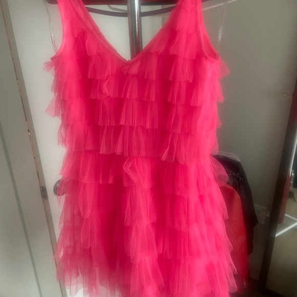 Pink Ruffled Dress - Picture 8 of 8